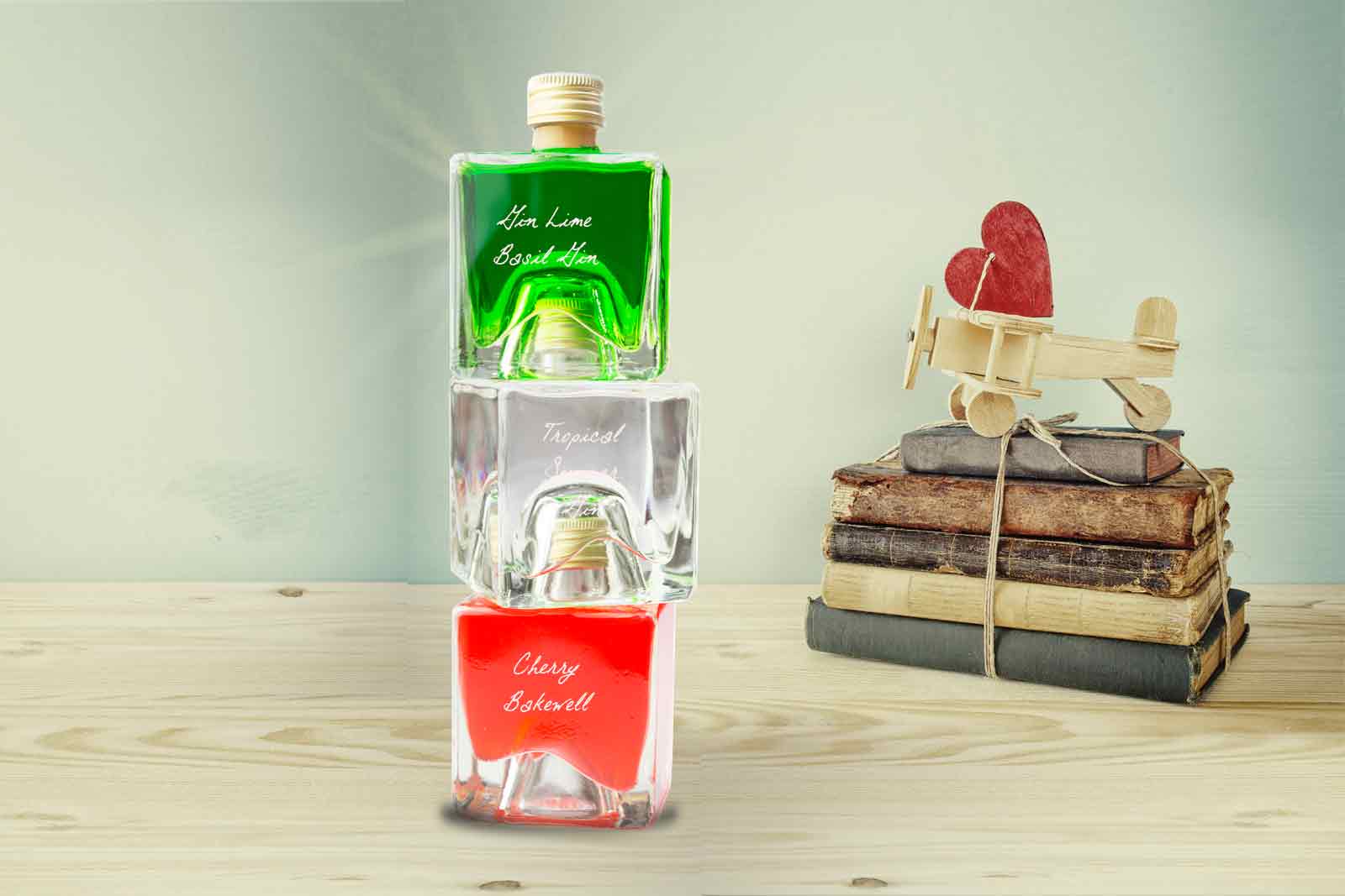 Gin Tower 300ml Gift Set - Lime Basil / Summer Gin / Cherry Bakewell - Image 3