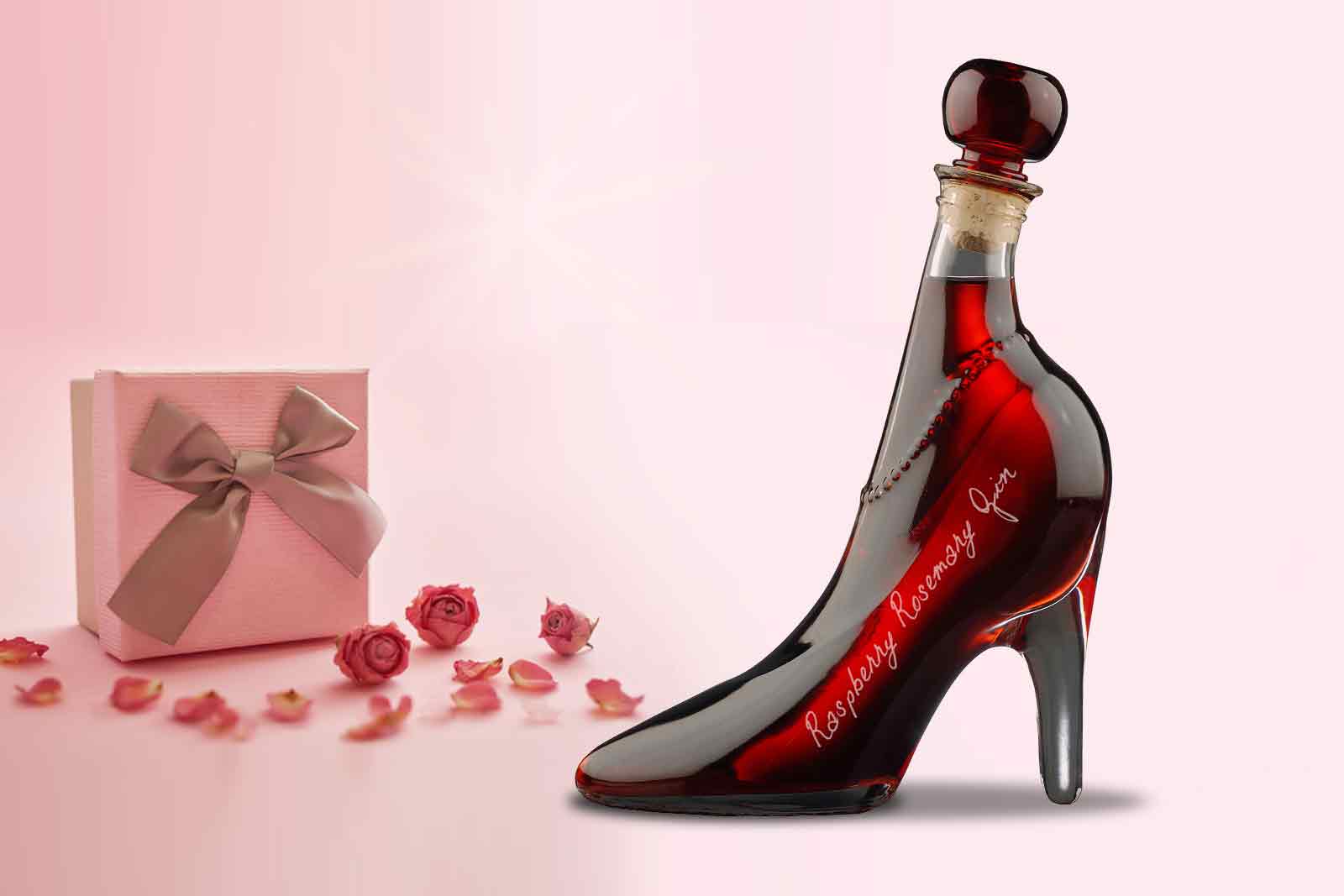 Lady Shoe with RASPBERRY, ROSEMARY GIN - Image 2
