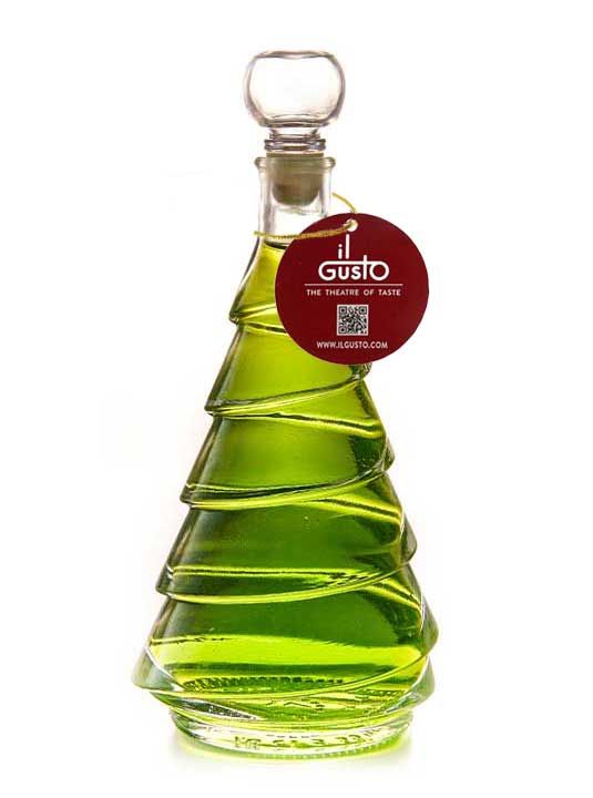 Lemon Vodka in Round Christmas Tree Shaped Glass Bottle - 250ML - 17.5%vol - Image 2