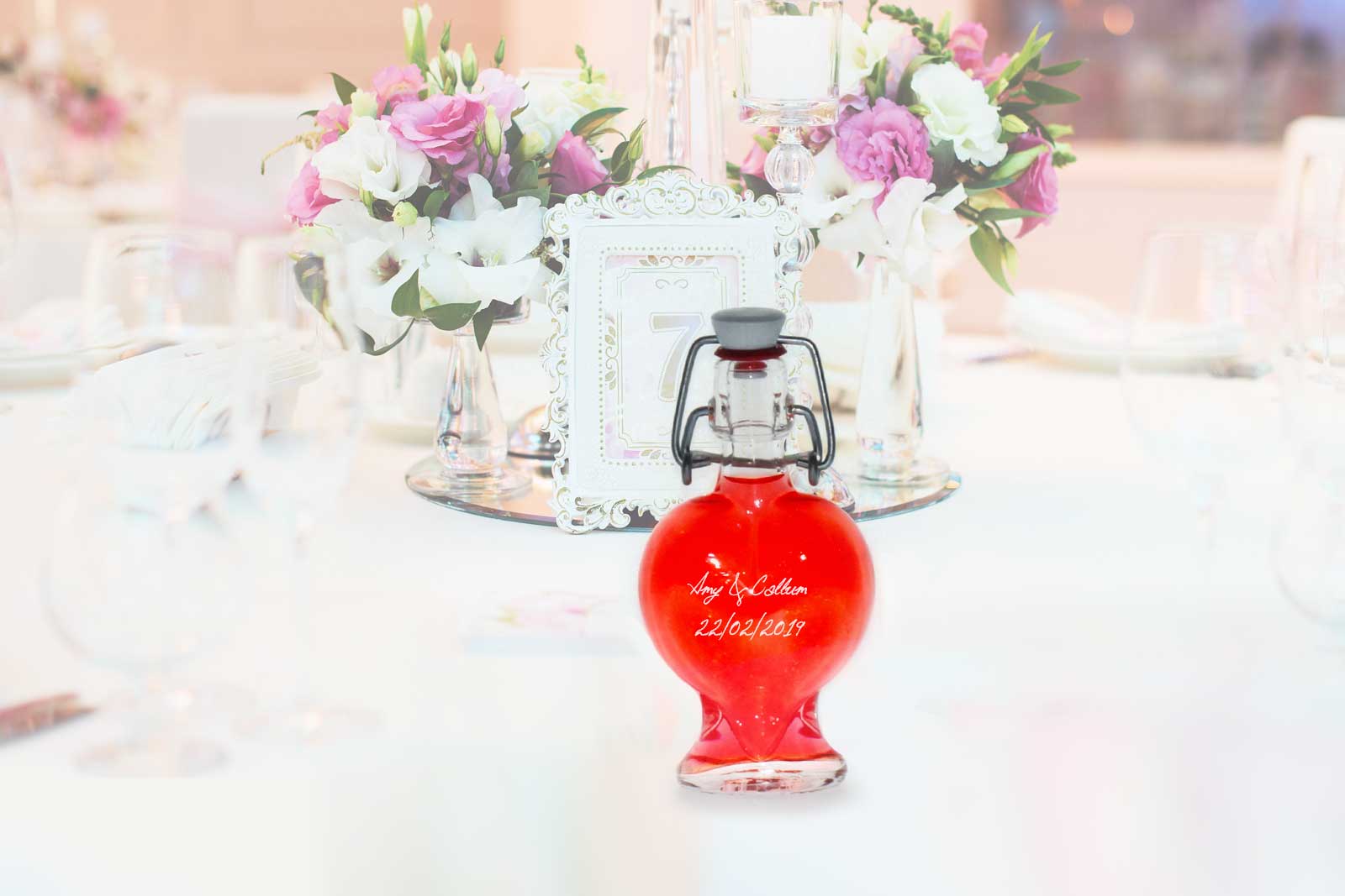 Wedding Favours Heart 50ml - Image 3