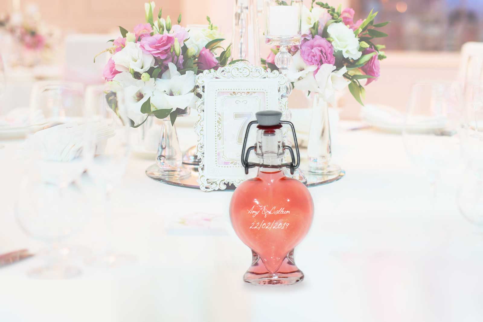 Wedding Favours Heart 50ml - Image 5