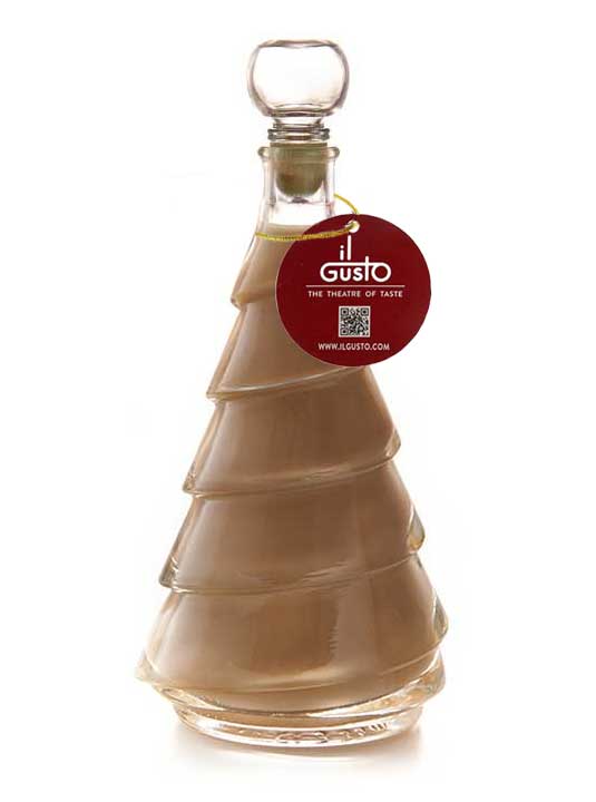 Whisky Cream Liqueur in Round Christmas Tree Shaped Glass Bottle - 250ML - 17%Vol - Image 2